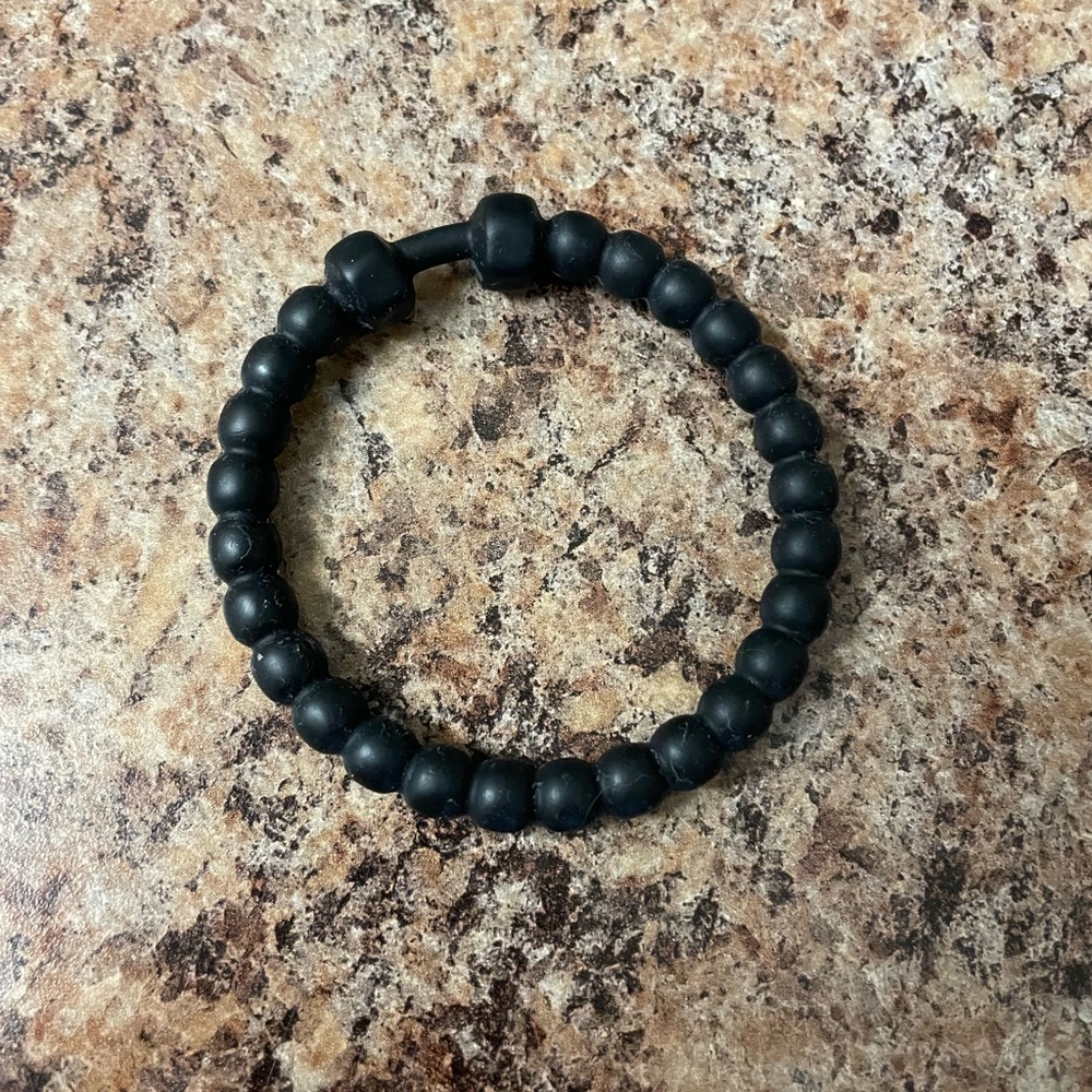 Rubber Barbell Bracelet